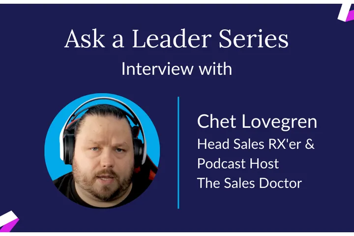 Interview With Head RX'er at the Sales Doctor Chet Lovegren