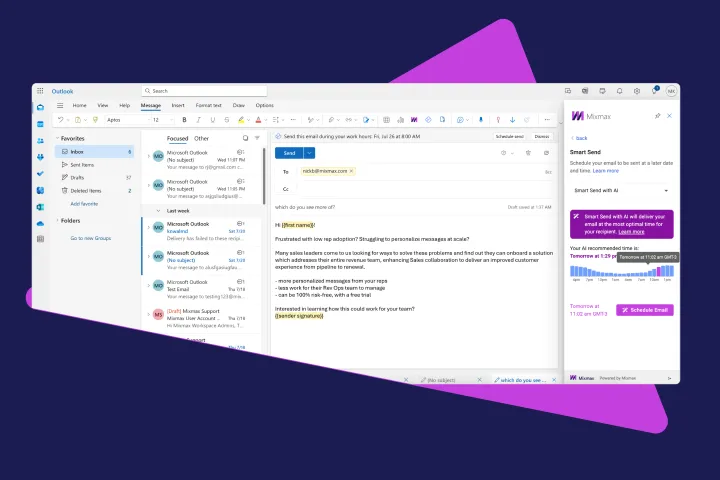 Outlook Users Can Say Goodbye to Missed Opportunities With AI Scheduling, Follow-up Reminders & More