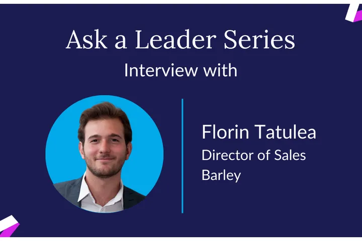 Interview With Director of Sales Florin Tatulea at Barley