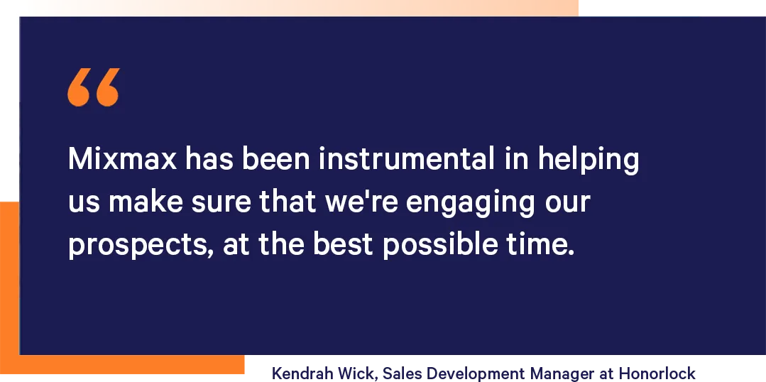 Kendrah Wick, Sales Development Manager about Mixmax