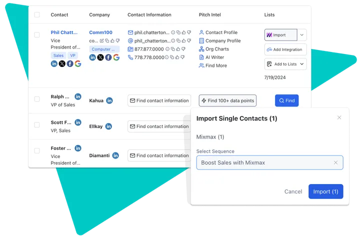 NEW Mixmax and Seamless.AI Integration