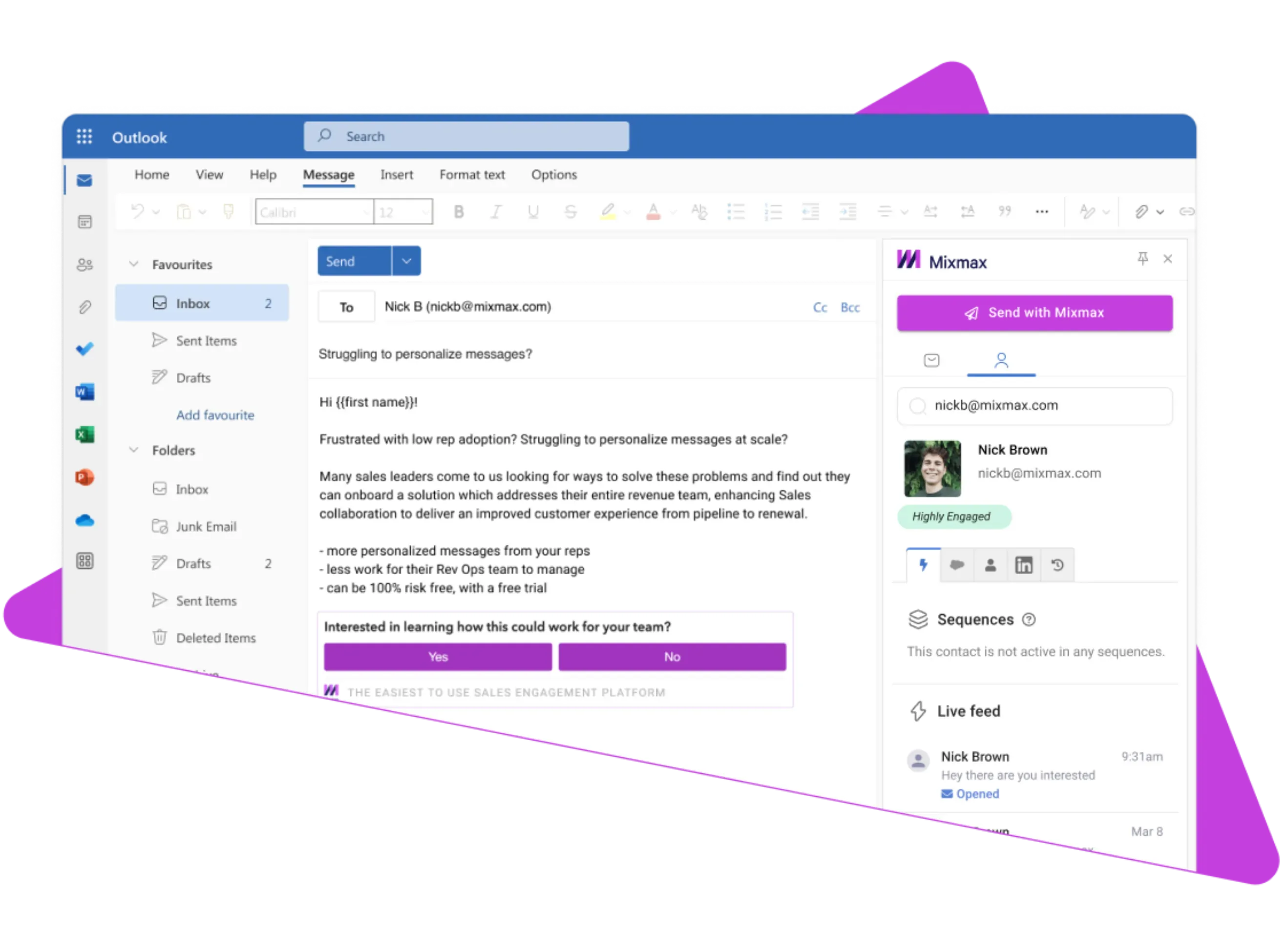 Outlook Sidebar Updated