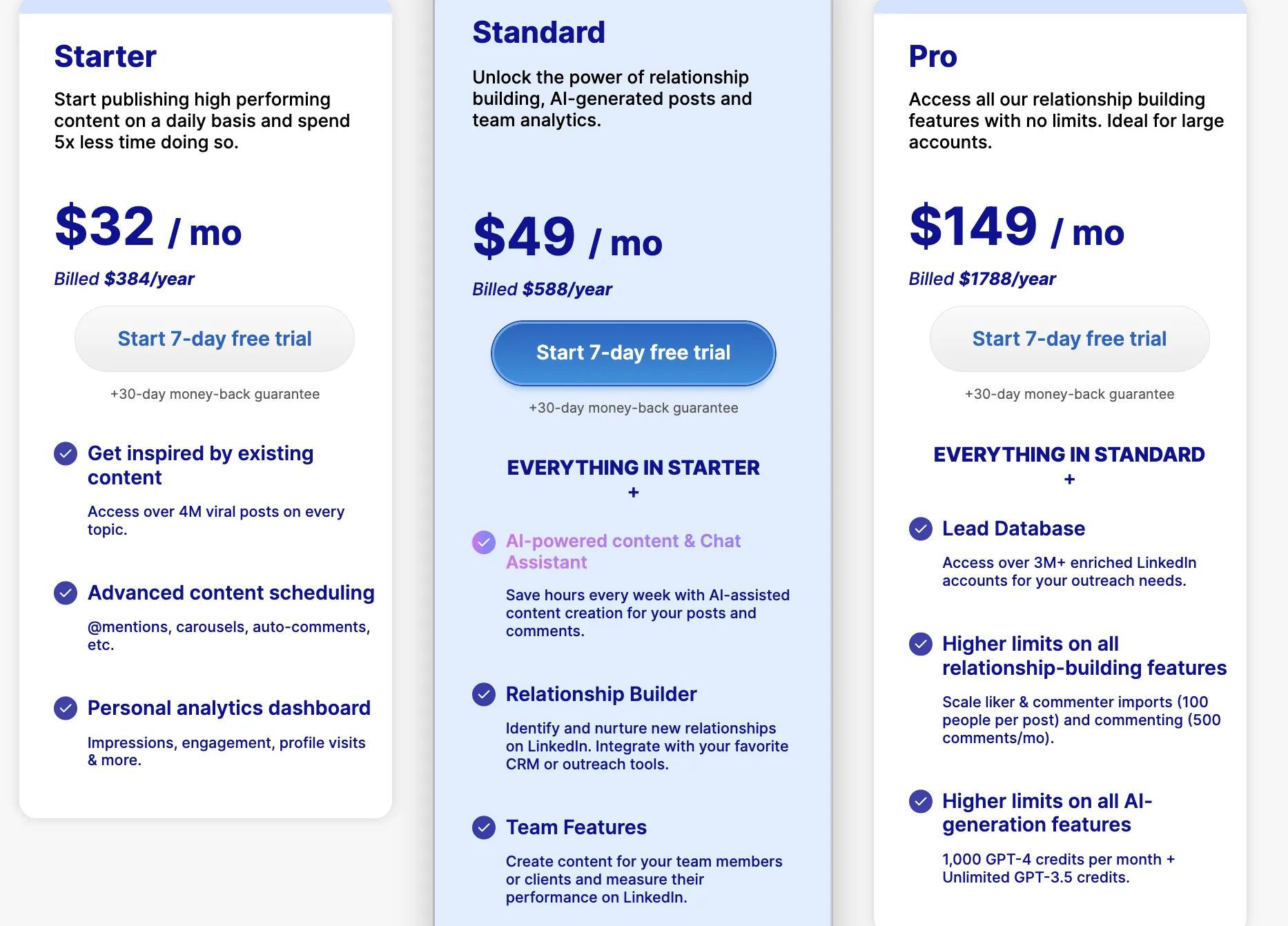 Taplio pricing