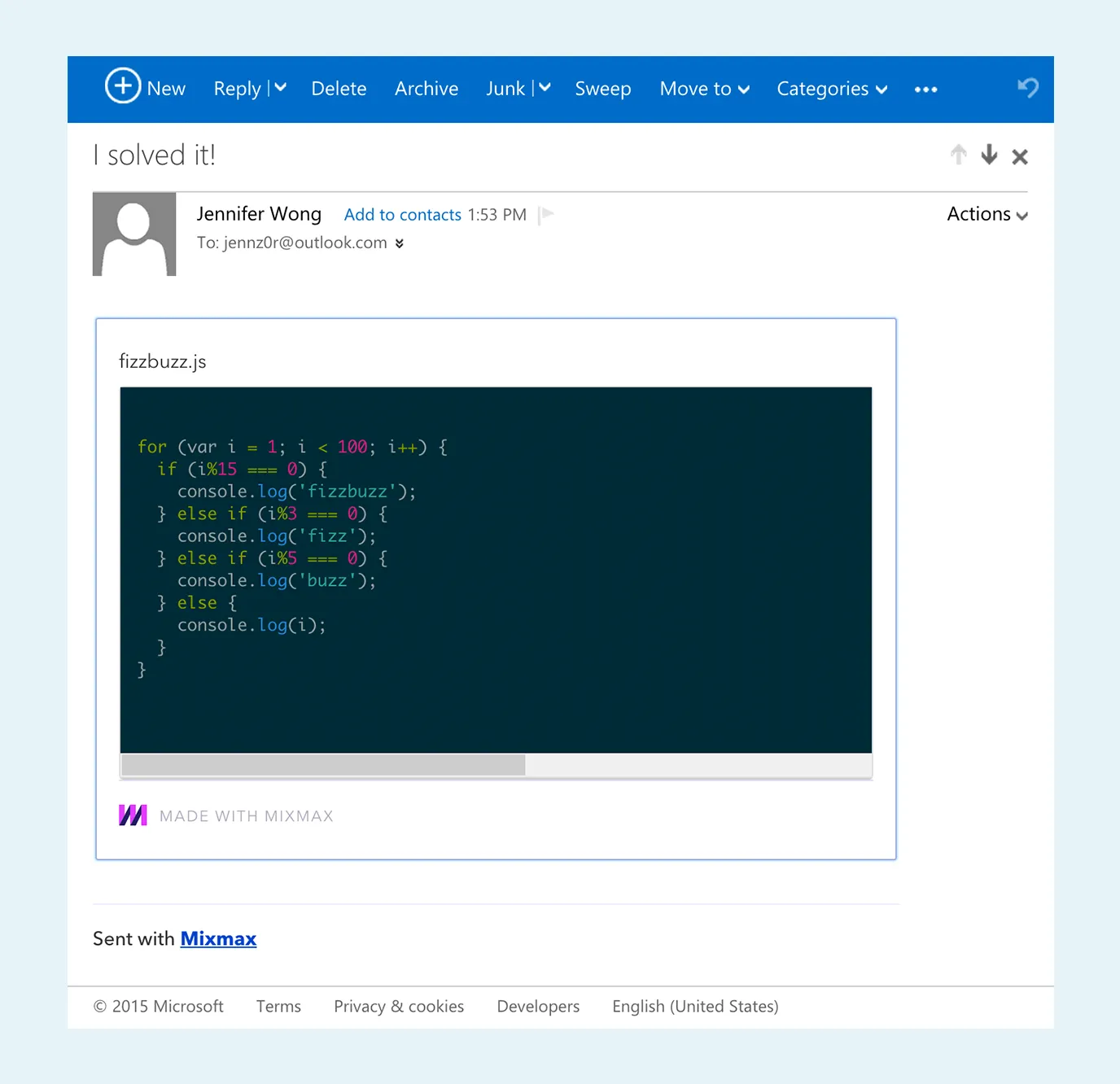 Code snippet with dark mode Code snippet with dark mode