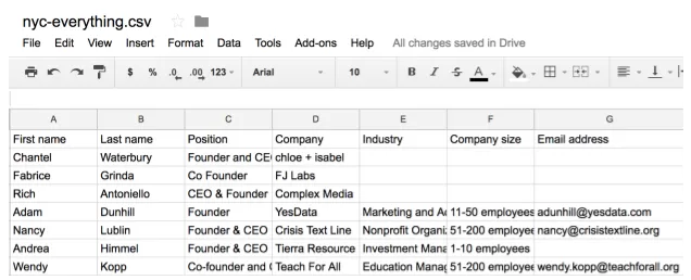 Google Spreadsheet