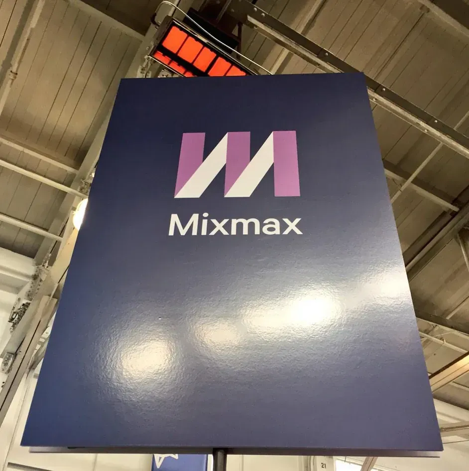 Mixmax foamcore sign Mixmax foamcore sign