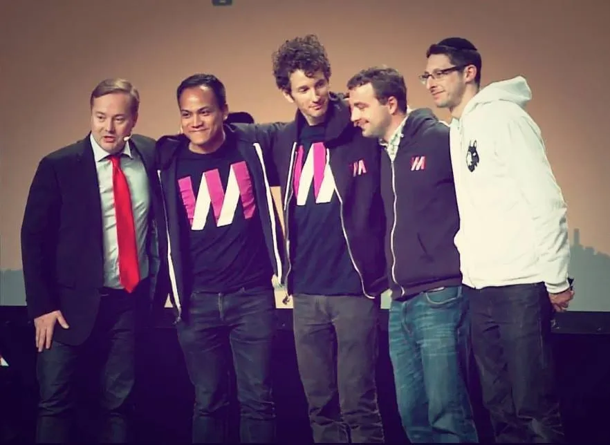 Mixmax crew on Launch Festival 2015 stage Mixmax crew on Launch Festival 2015 stage