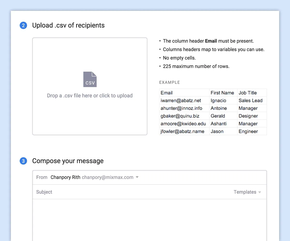 Mixmax mail merge Mixmax mail merge