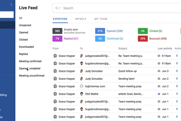 New Live Feed & Insights