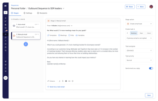 Mixmax sequences are more customizable than Apollo, making it easier to personalize and adapt outreach.