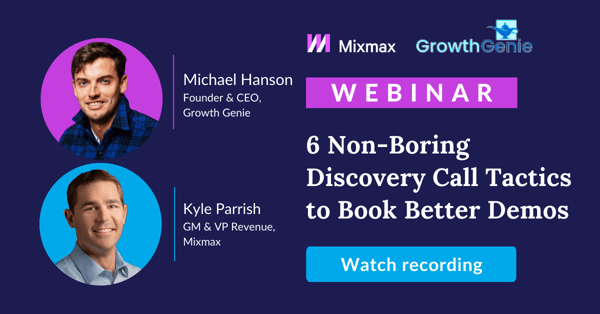 6 Non-Boring Discovery Call Tactics (On-demand recording)