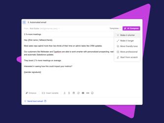 Write Emails 10x Faster With Mixmax AI Compose