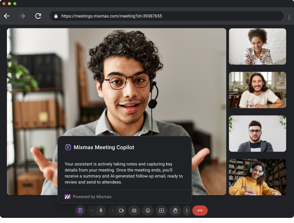 AI meeting Assistant hero1