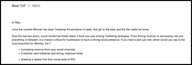 Bear gif email