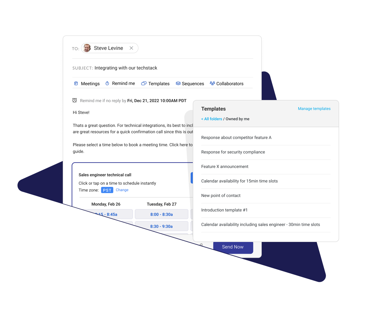 CS meeting templates