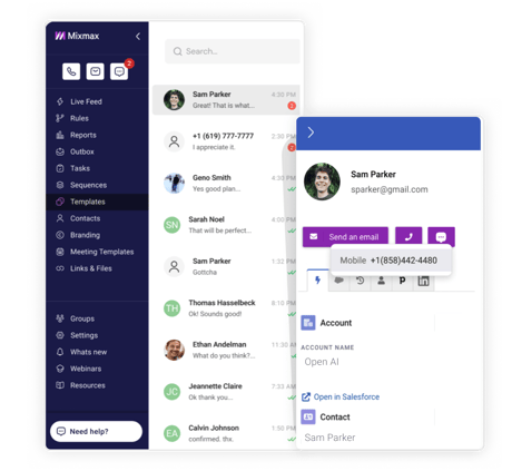 Dialer + SMS
