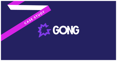 Gong case study with Mixmax