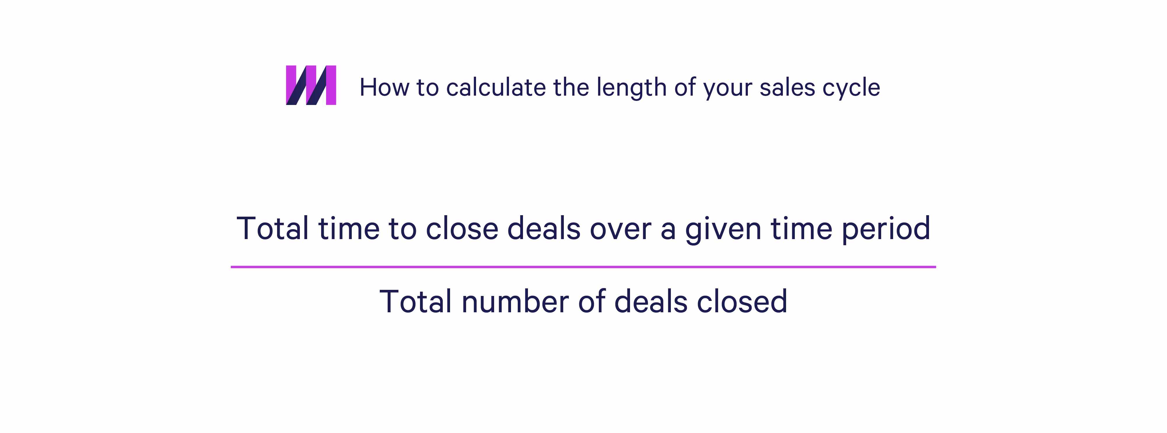 How to calculate the length of your sales cycle