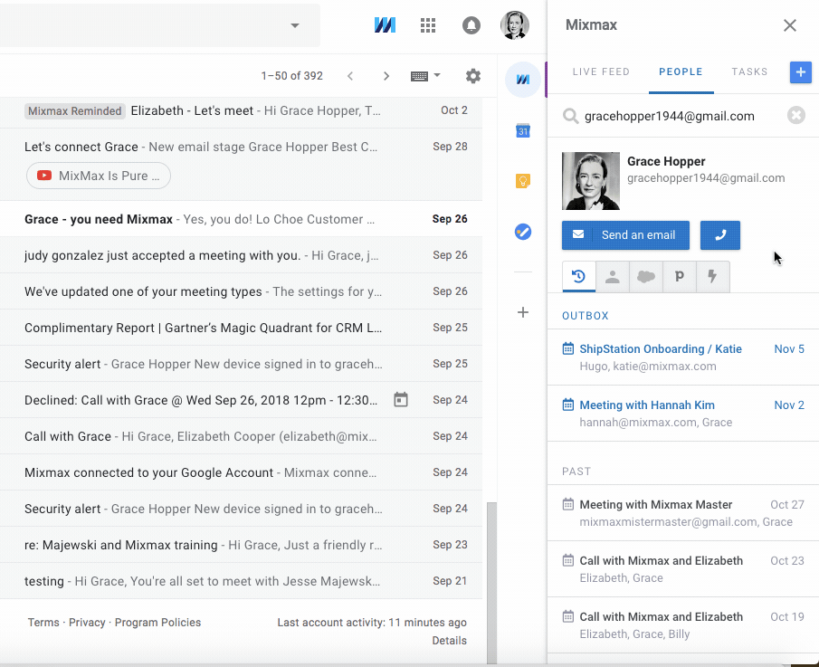 Mixmax makes in-email calling super easy