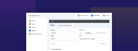Add a personal touch with Email Tasks