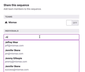 Shared Sequences