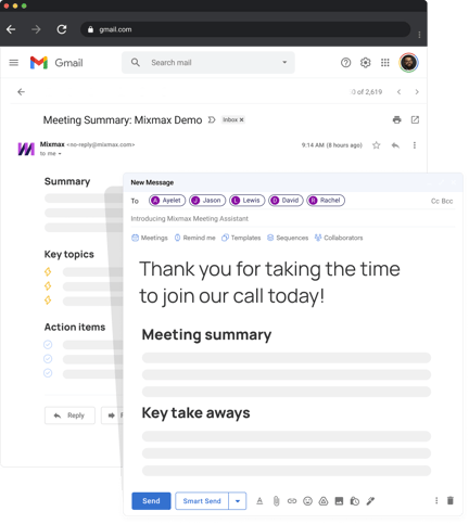 Meeting Copilot Meeting Summary and draft follow up