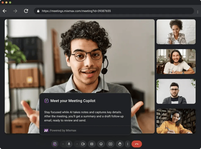 Meeting Copilot virality page hero 2