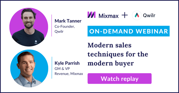 Modern sales techniques webianr with qwilr
