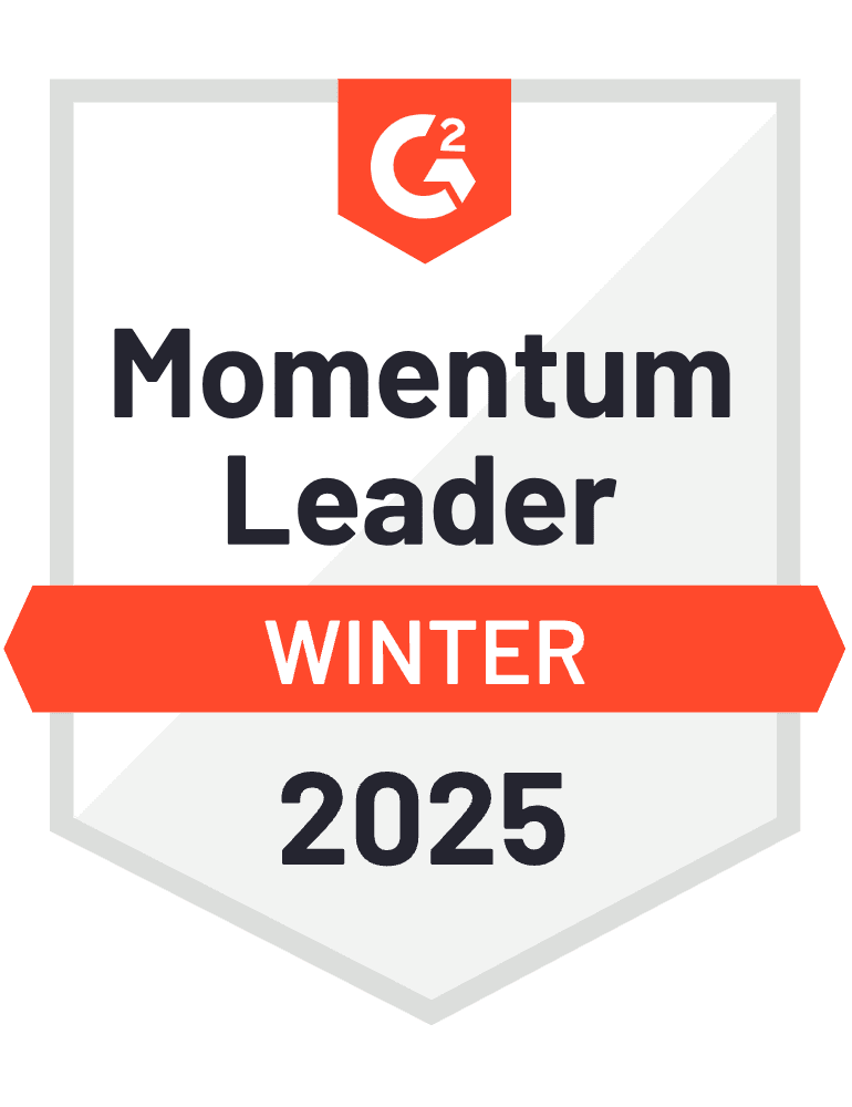 Momentum leader 2025 winter G2 Badge