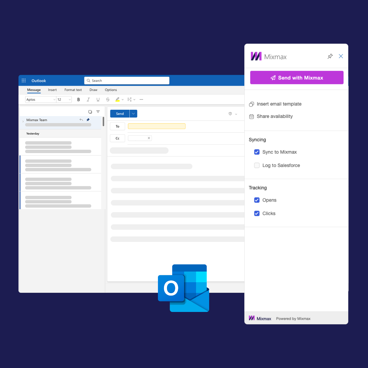 Outlook integration - Video image