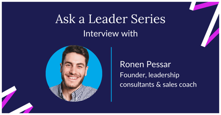 Ronen Pessar on cold calling, sales leadership & winning SDR traits