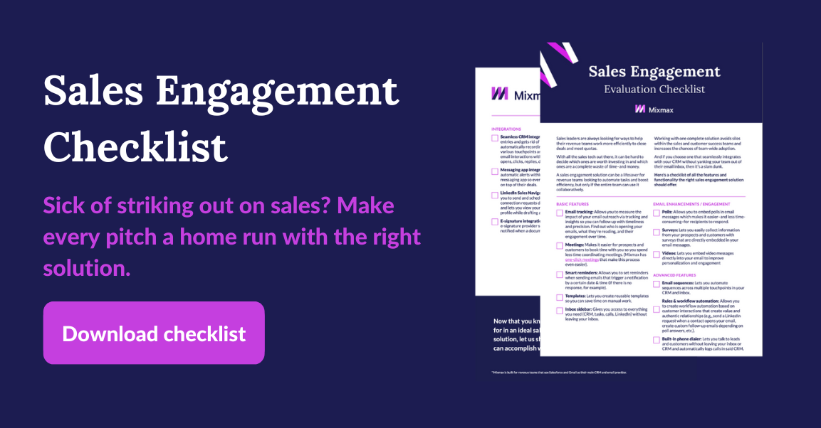 Sales Engagement Checklist Thumbnail Image
