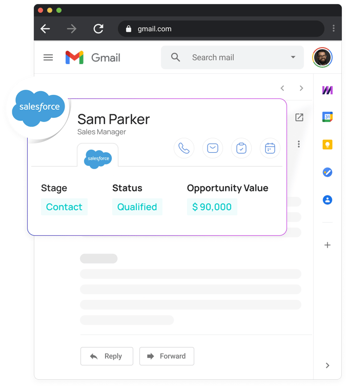 Salesforce header