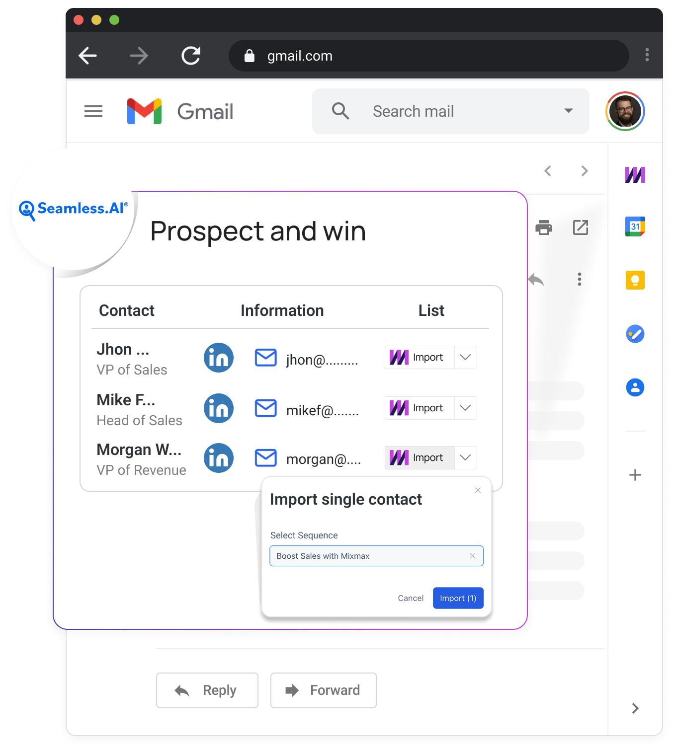 Seamlessai integration - Header