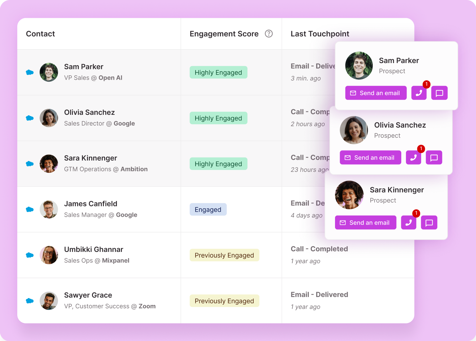 Single workspace for email, task management, and deal insightsSingle workspace for email, task management, and deal insights