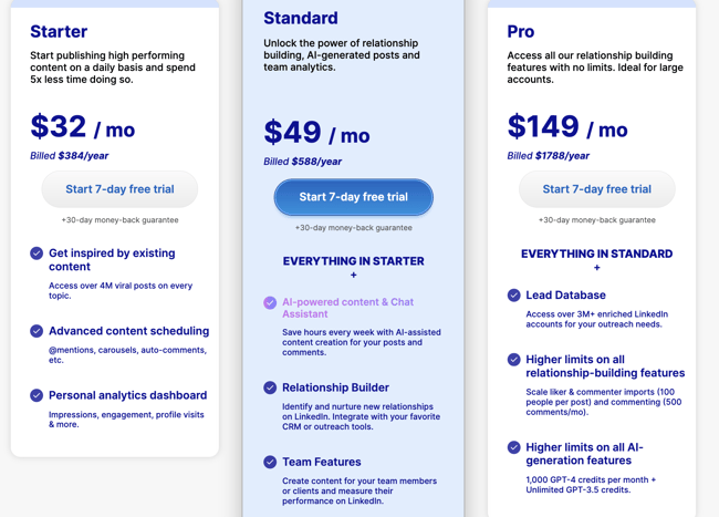 Taplio pricing