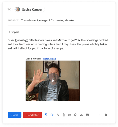 Vidyard integration - insert video