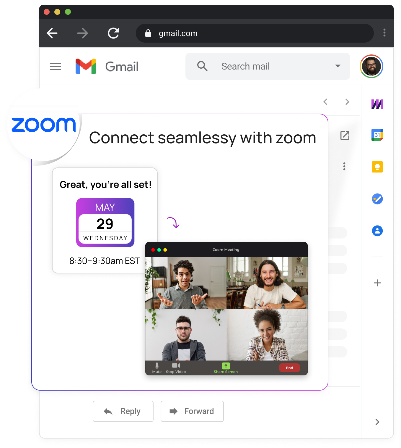 Zoom integration - Header