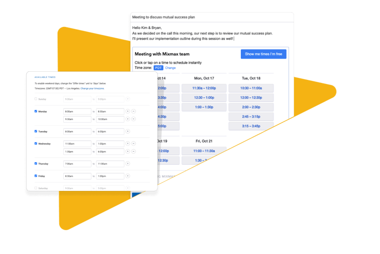 CSM scheduling