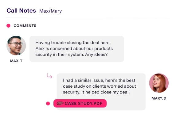 15 Chat between two colleagues in Gong