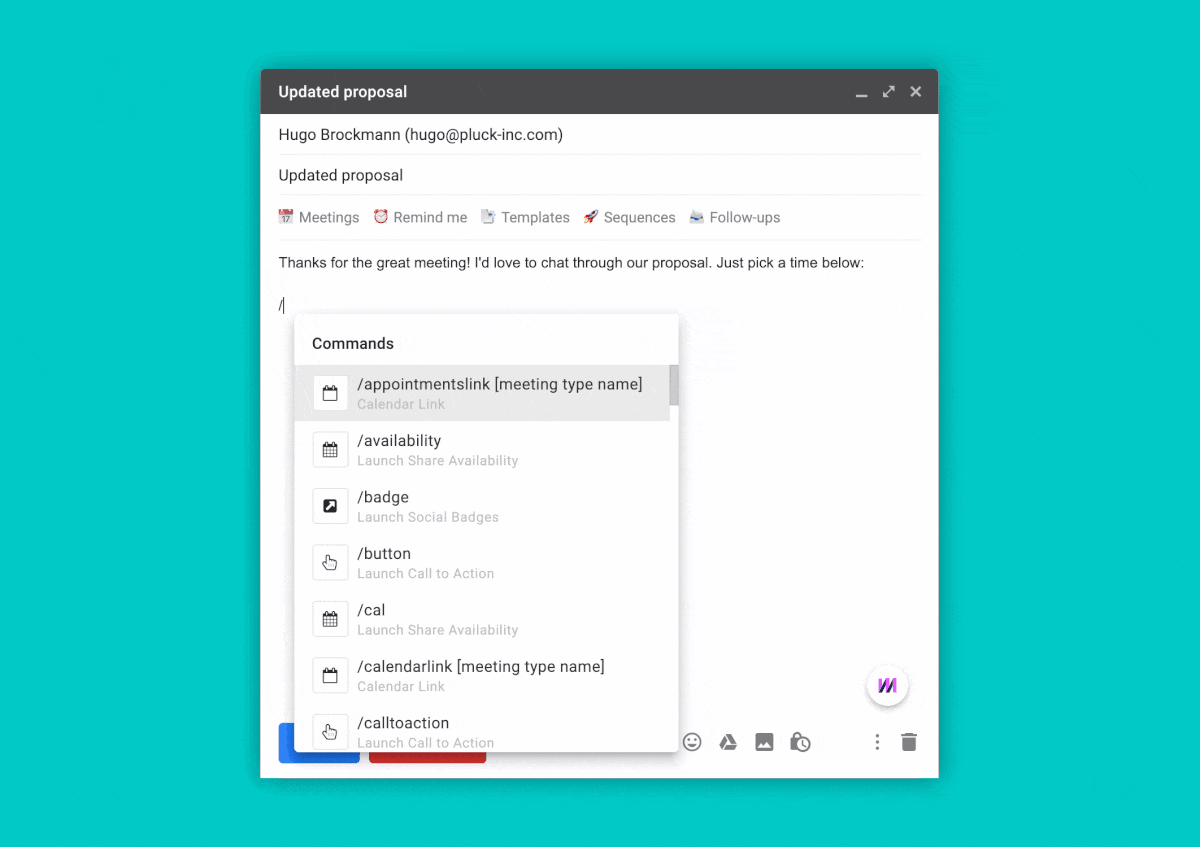 Mixmax makes scheduling your demo easy for everyone