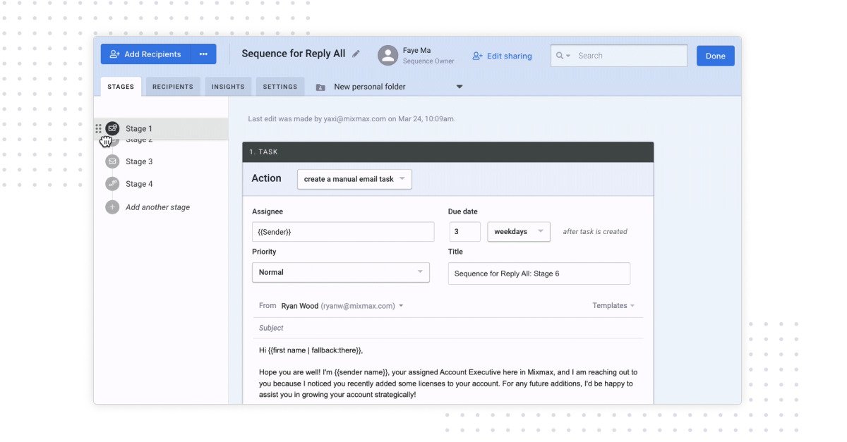 Sequences Made (Even) Easier | Mixmax