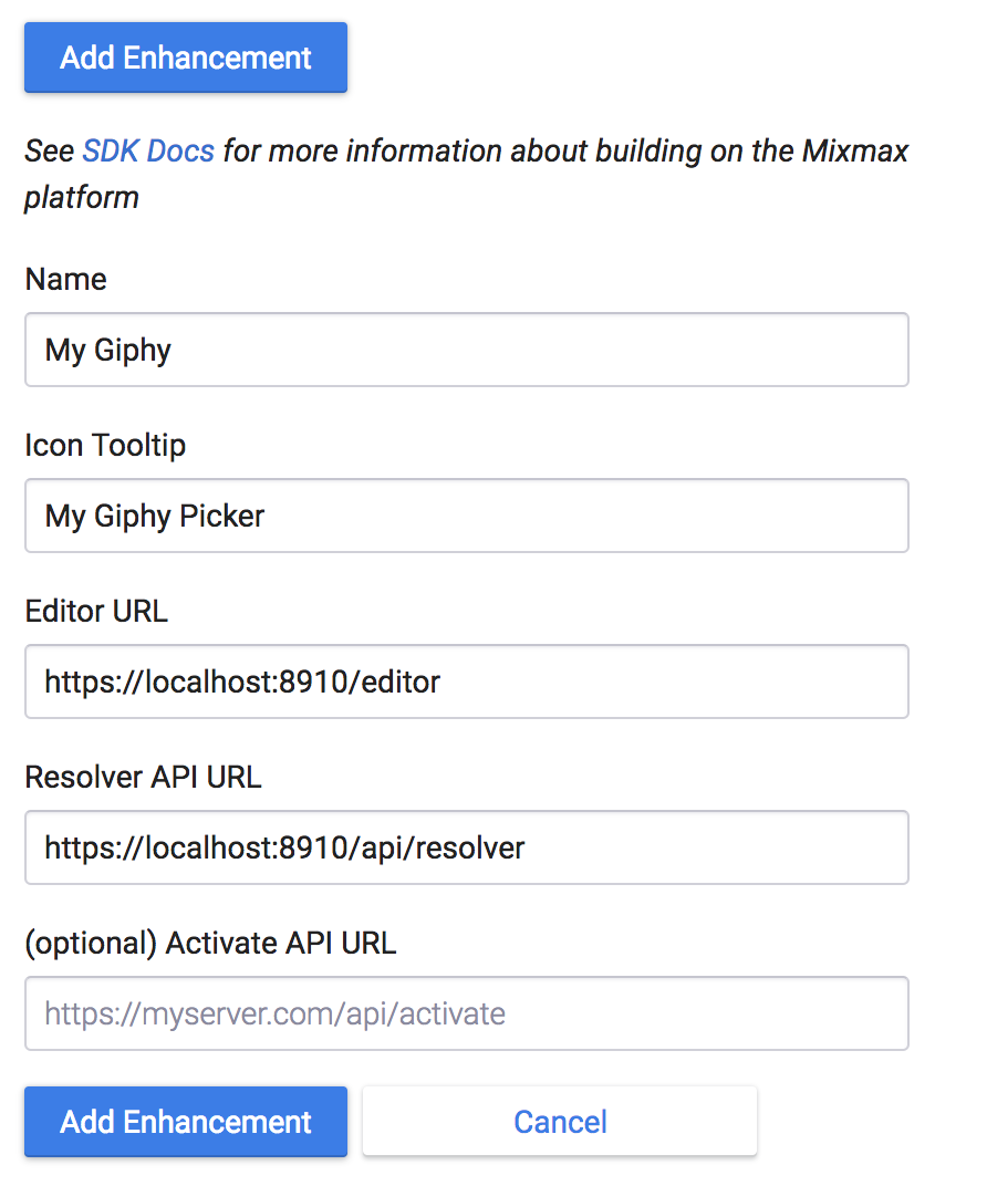 Building Your First Enhancement using the SDK | Mixmax