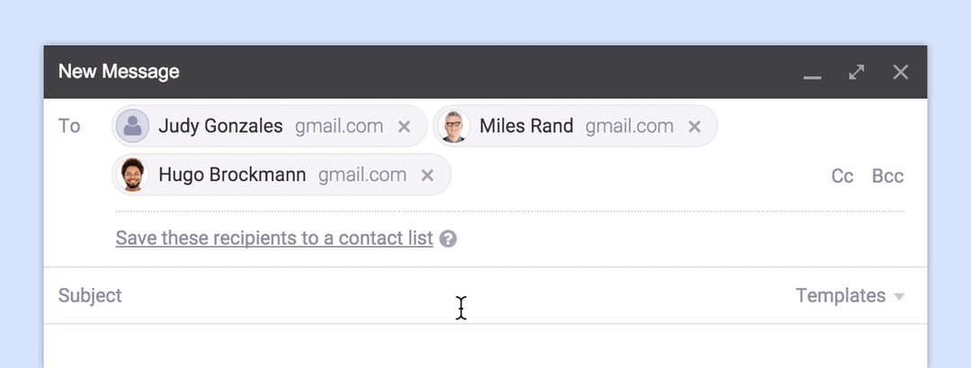 The fastest way to email groups