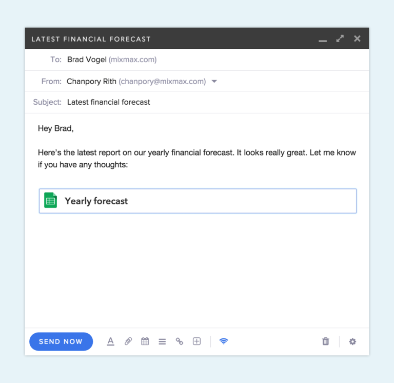 Attachments in Gmail