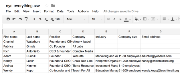 Google Spreadsheet