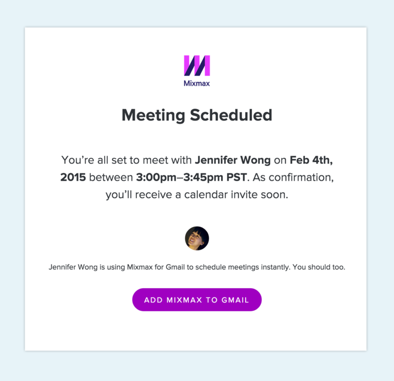 Meeting scheduled