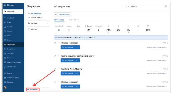 Everything in its Place with Sequence Folders | Mixmax