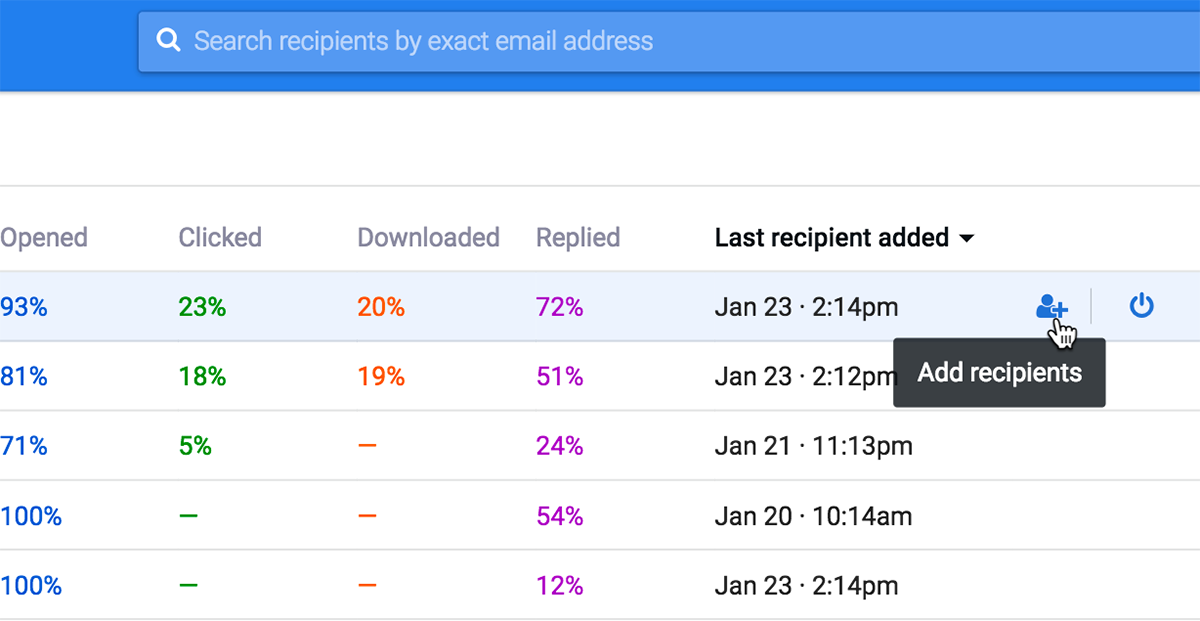 Sequences reply toggle