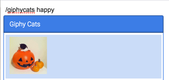 /giphycats in Mixmax